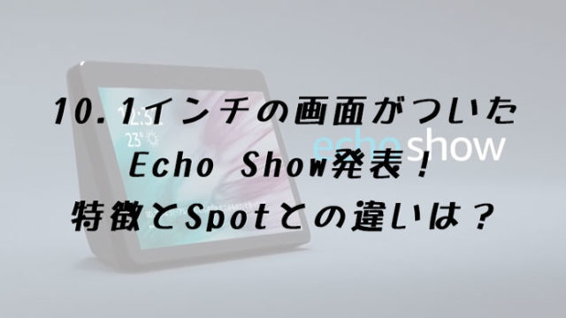 Echo Showタイトル